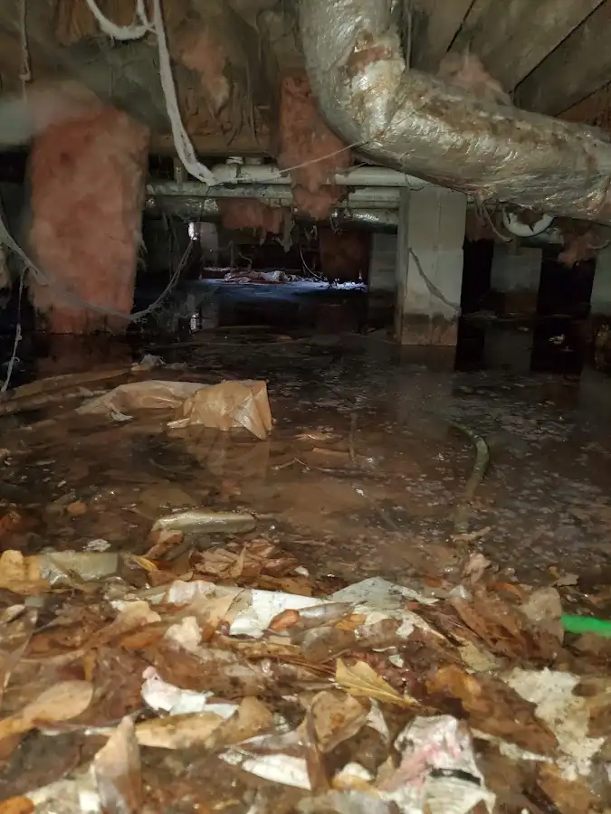 Crawl space flood assessment for Commercial Water Damage Restoration in Highland City