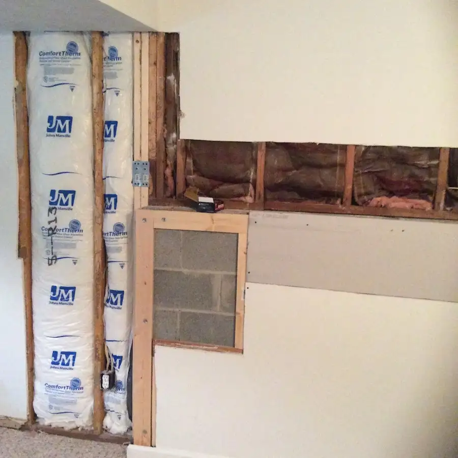 Wall insulation replacement during Structural Drying in Highland City